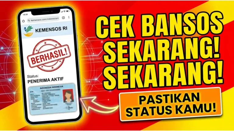 Cek Bansos Kemensos Go ID